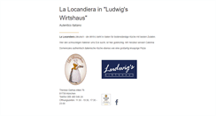 Desktop Screenshot of ludwigs-wirtshaus.de